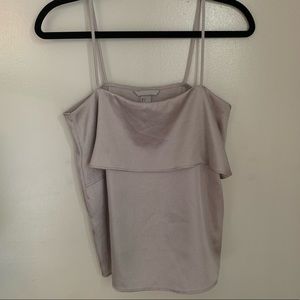 H&M gray light top